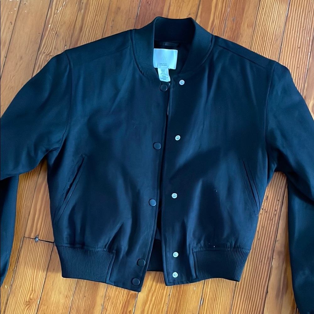 Black Bomber Jacket